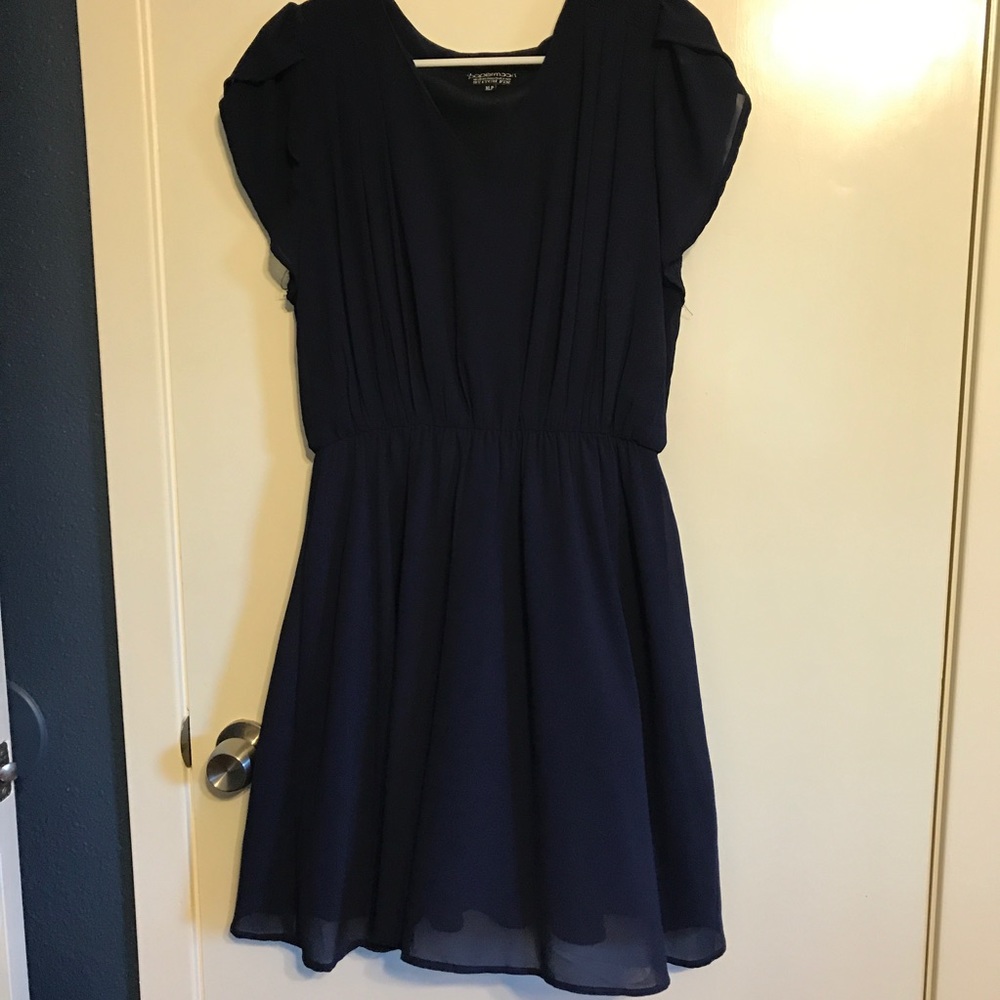 Navy Chiffon Dress from Stitch Fix